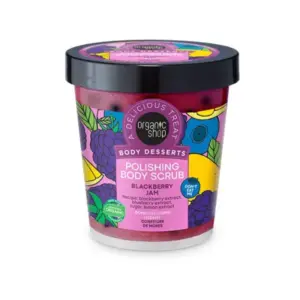 Natura Siberica Organic Shop Body Μαρμελάδα Βατόμουρο Απολεπιστικό Σώματος Λείανσης 450ml